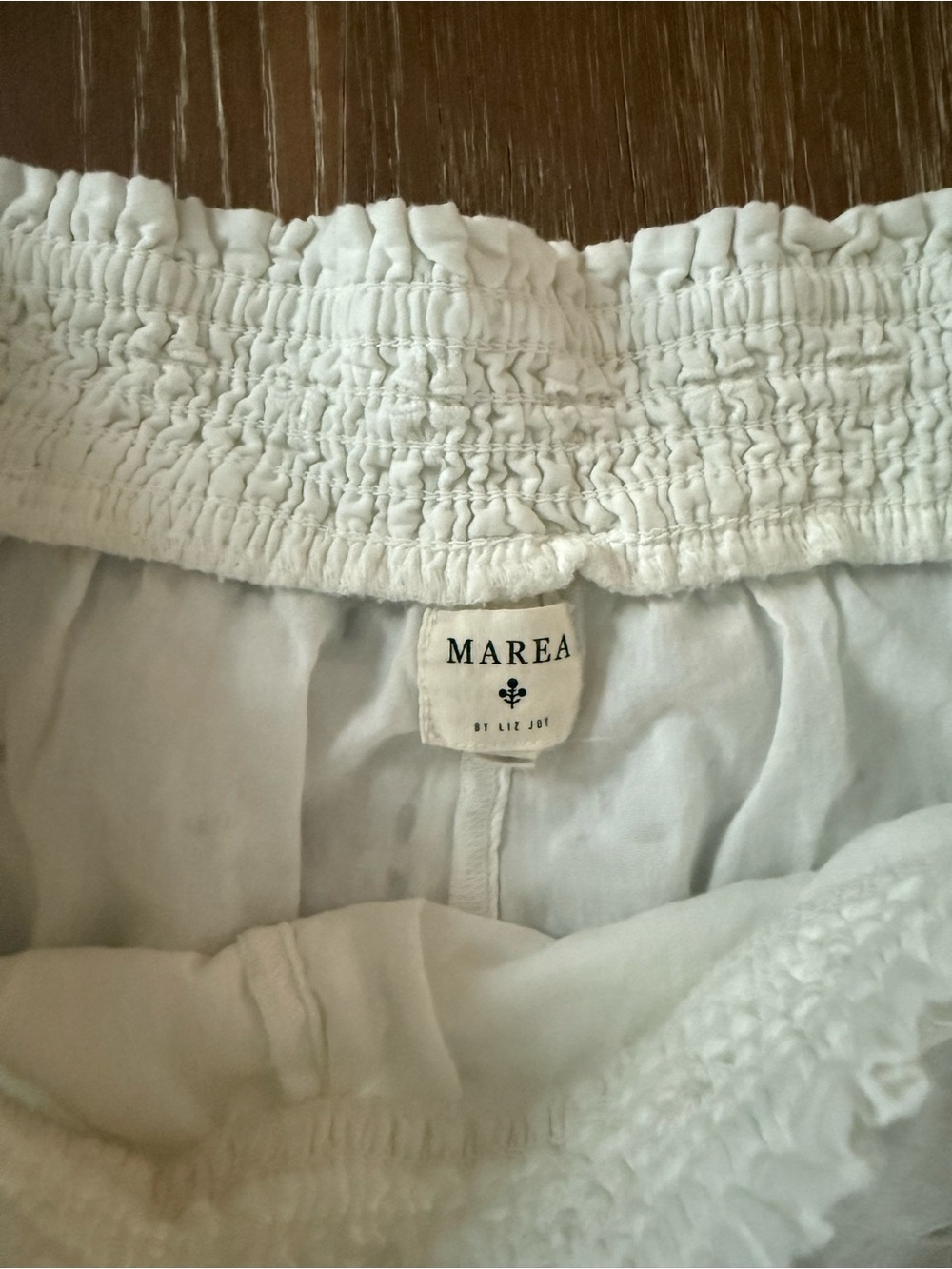 Marea - EMILY EYELET SHORTS - WHITE - M - Picture 3 of 3